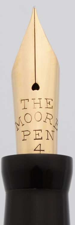 Moore L-84 Fountain Pen (1920s) - BCHR, Fine Flexible Nib